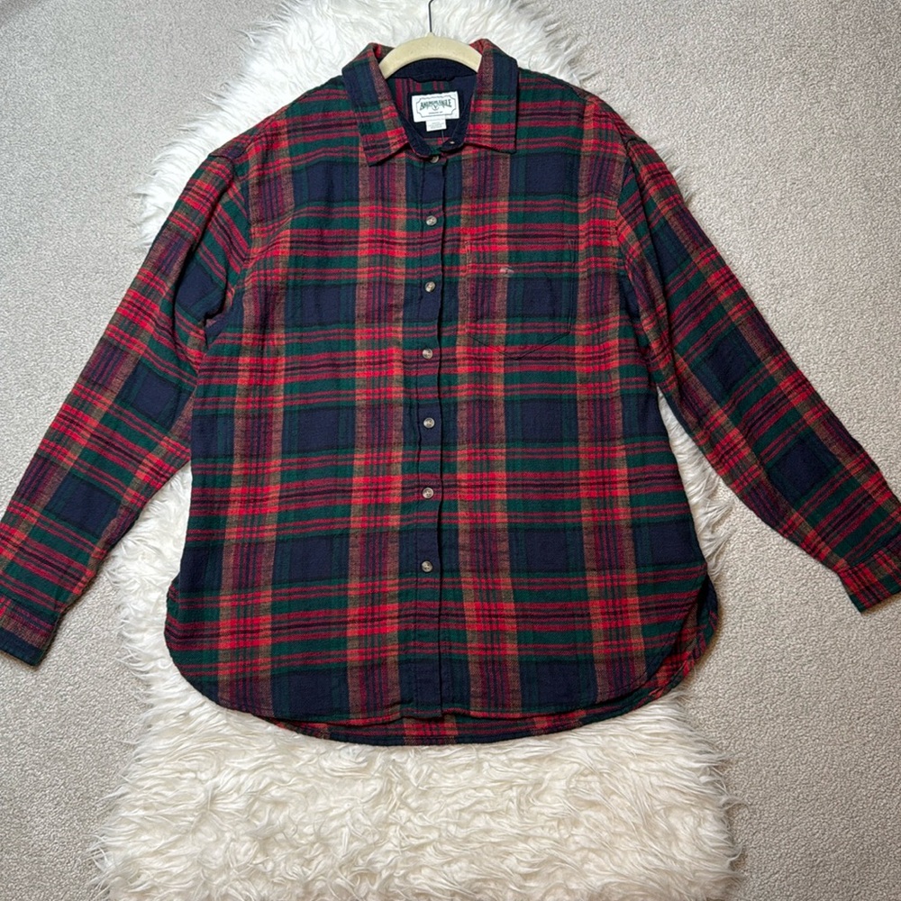 NWT American Eagle Outfitters Button Up Plaid Shirt & She + Sky Plaid Shirt